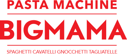 Big Mama - Macchina per la pasta. Spaghetti, spaghettoni, cavatelli, gnocchetti, tagliatelle.