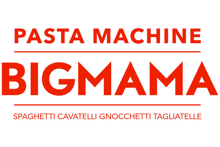 Big Mama - Macchina per la pasta. Spaghetti, spaghettoni, cavatelli, gnocchetti, tagliatelle.